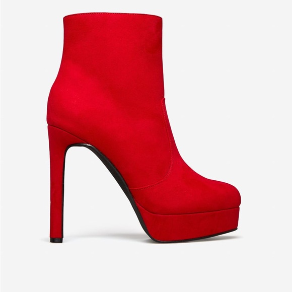 New in Box Natashia Platform Bootie Chili Pepper, 6 - Picture 2 of 7
